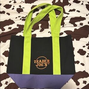 Black and Purple Tote Bag